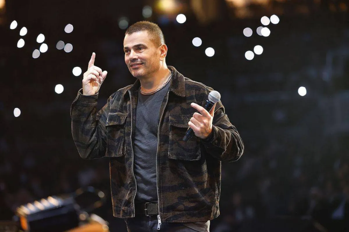 الهضبة عمرو دياب - الصورة من حسابه على انستغرام