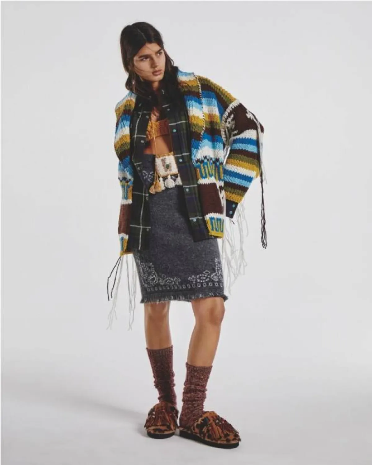 طرق منوّعة لتنسيق التنورة من ألانوي  Alanui