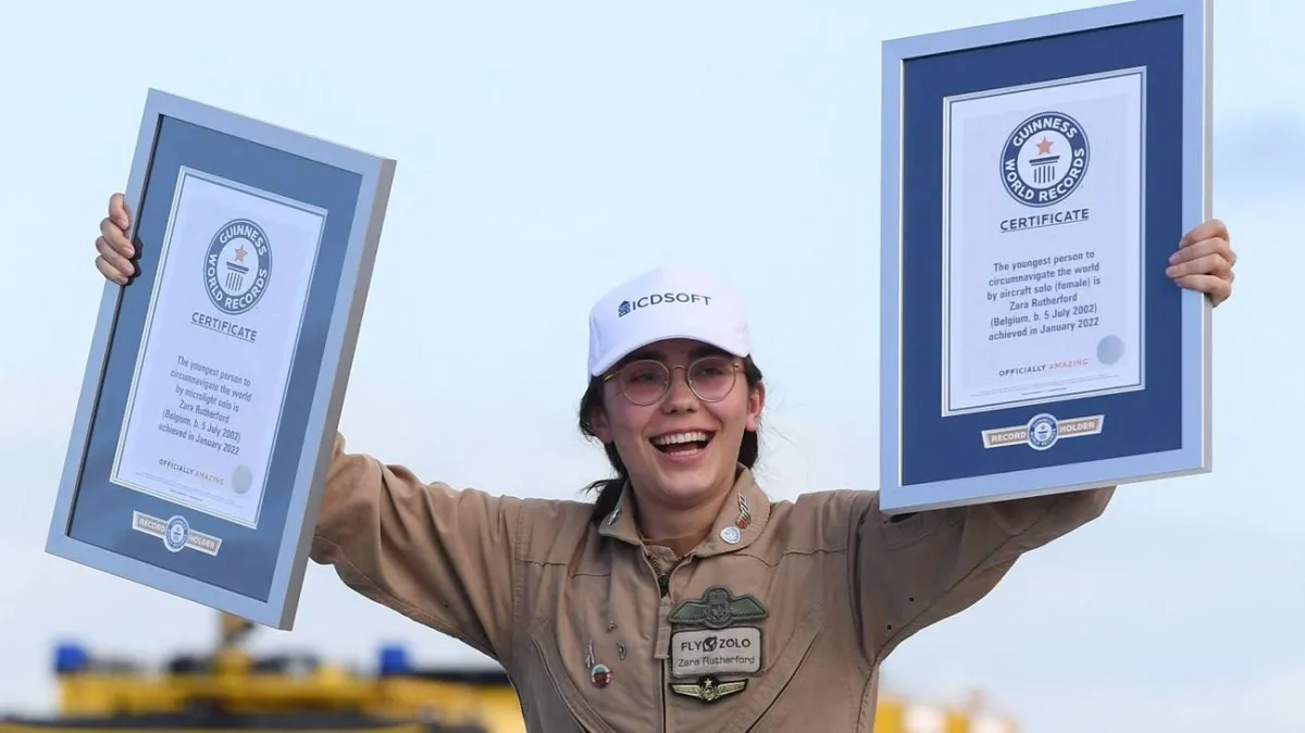 بلجيكية تدخل موسوعة جينيس برقمين قياسيين 