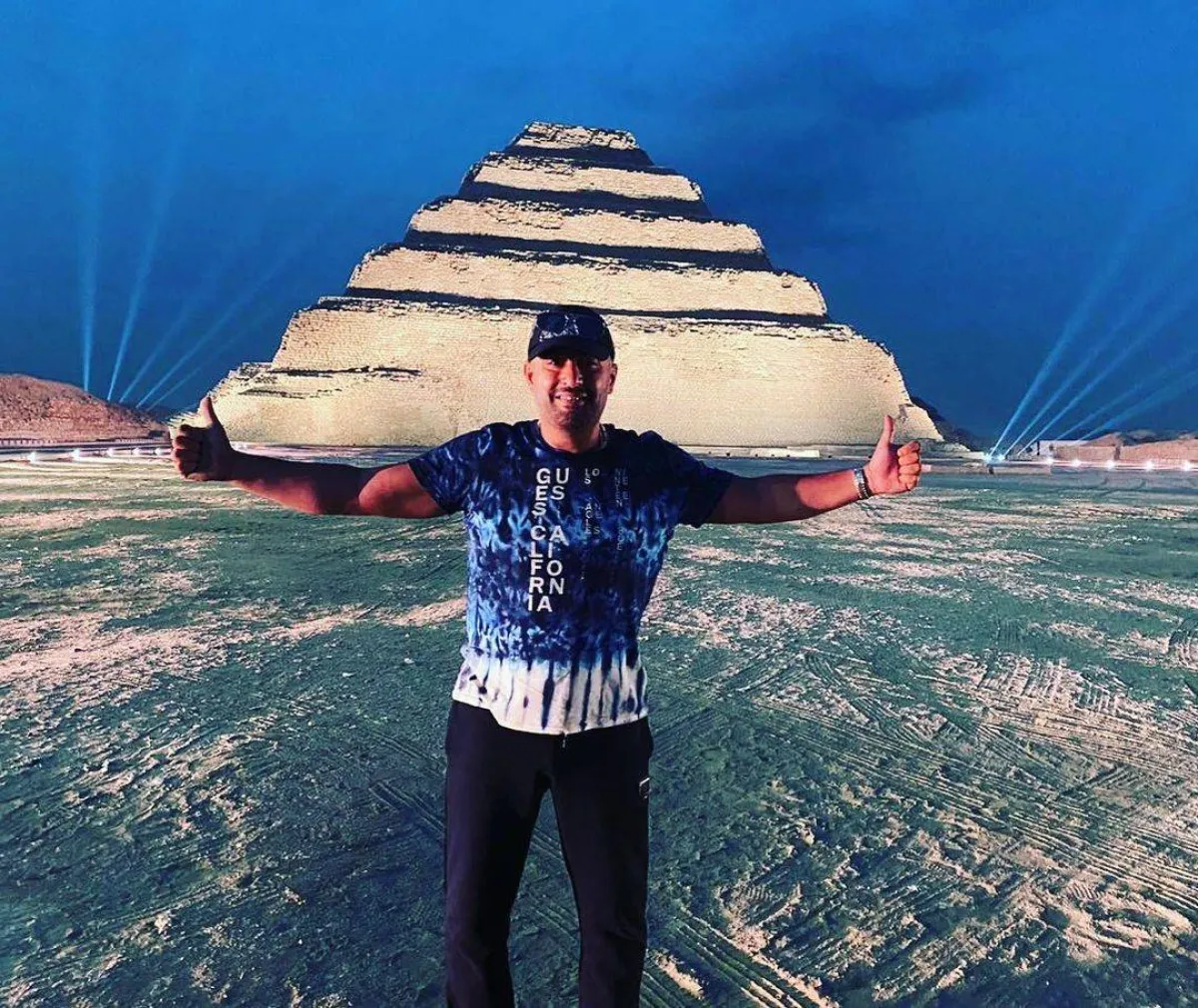 النجم أحمد السقا - الصورة من حسابه على انستغرام 