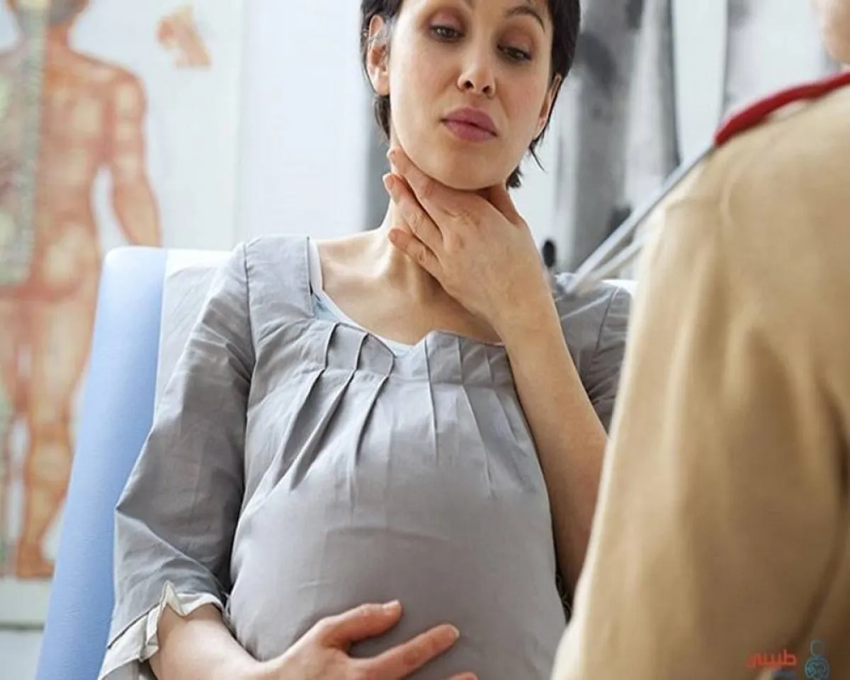 صورة لحامل تعاني من ضيق التنفس