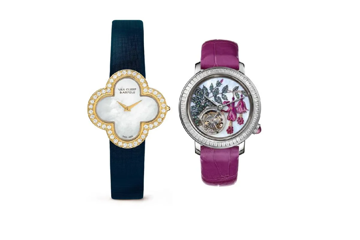 ساعات يد مزينة بعرق اللؤلؤ لإطلالة أنثوية جذابة في 2022