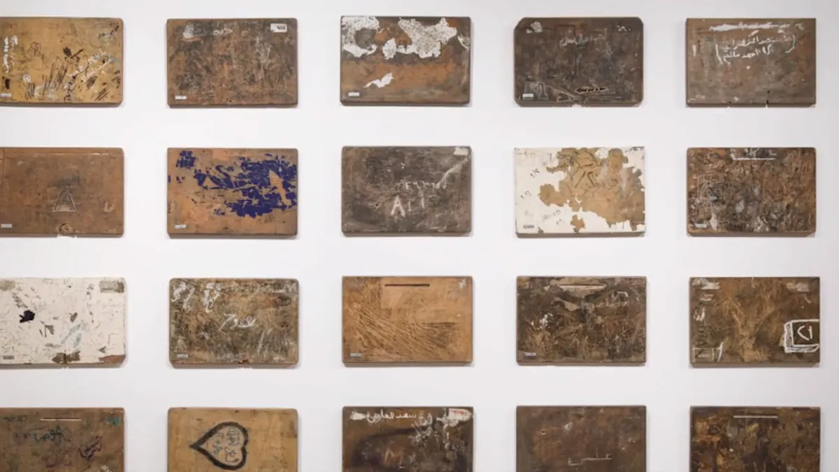 عمل فني للفنان مهدي الجريبي - الصورة من حساب البينالي على تويتر