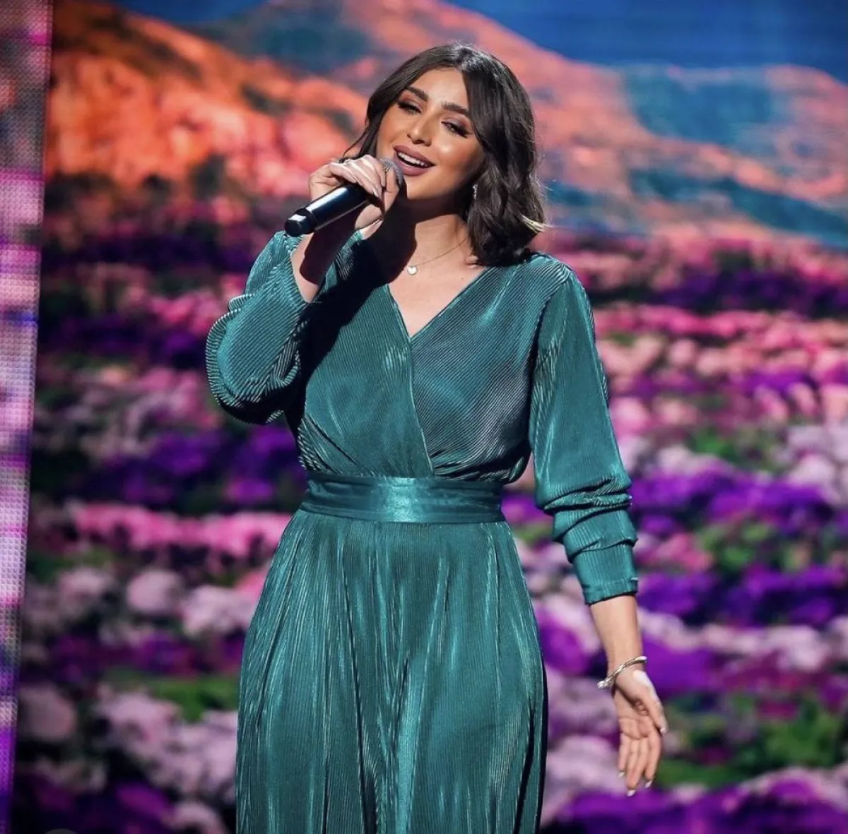 نور حداد في بوليفارد المواهب - الصورة من حسابها على الانستغرام 