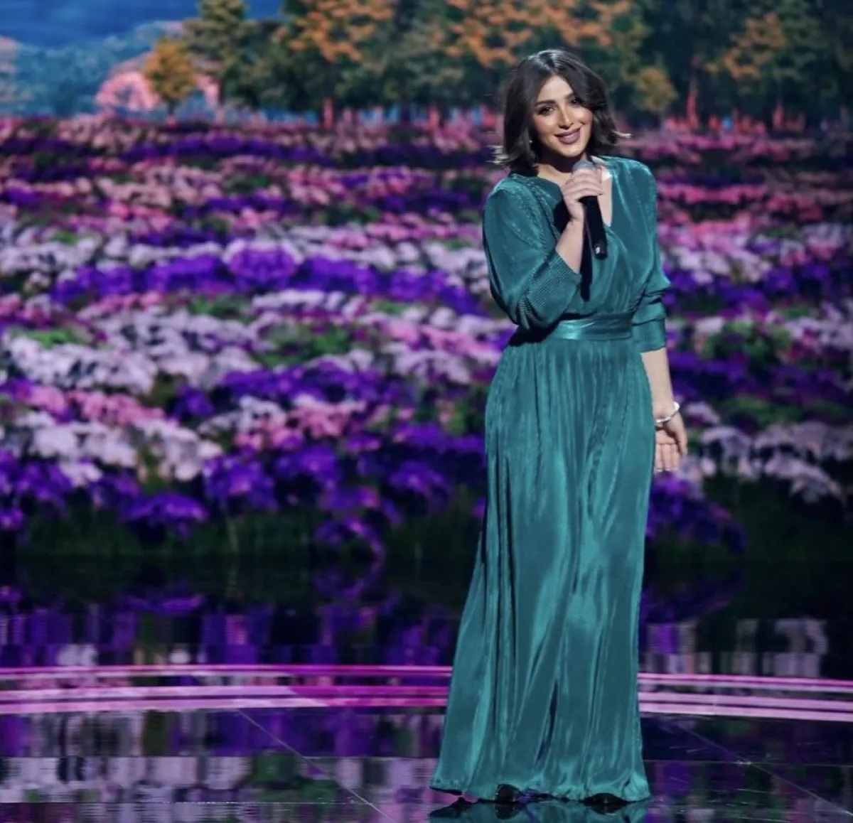 نور حداد في بوليفارد المواهب - الصورة من حسابها على الانستغرام 