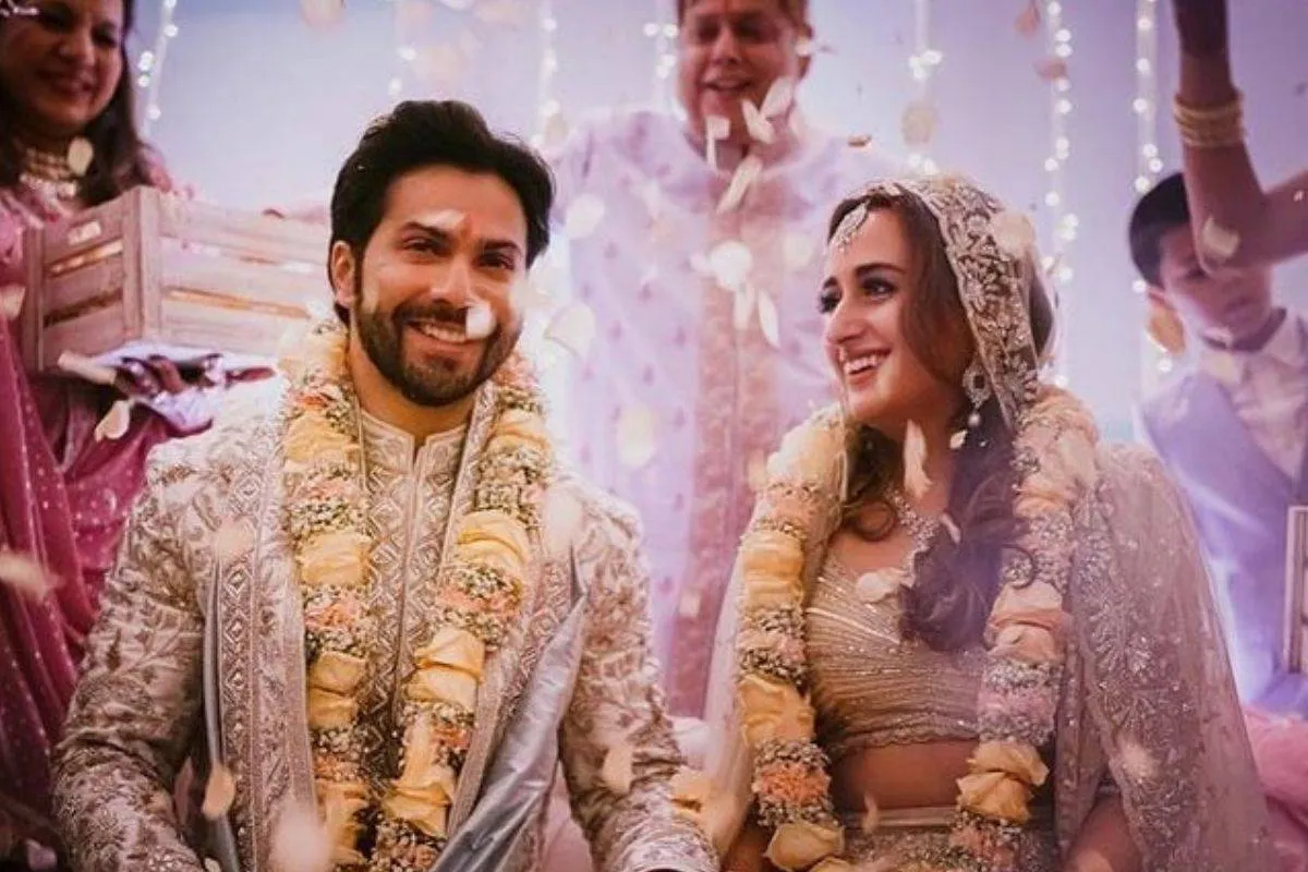 زفاف فارون داهاوان وناتاشا دلال- الصورة من حساب فارون داهاوان على إنستغرام