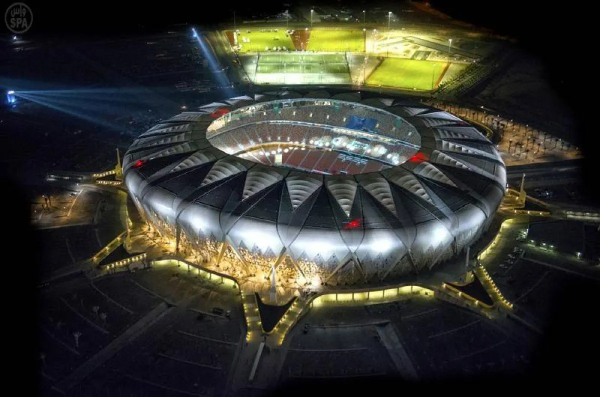 رفع الطاقة الاستيعابية استثنائيا إلى 100% خلال مواجهة المنتخب السعودي مع شقيقه العماني. الصورة من "واس"