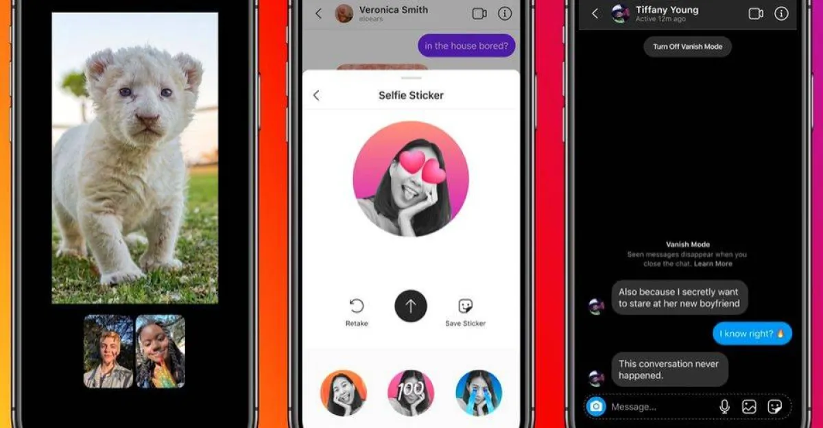 صورة من رسائل إنستجرام