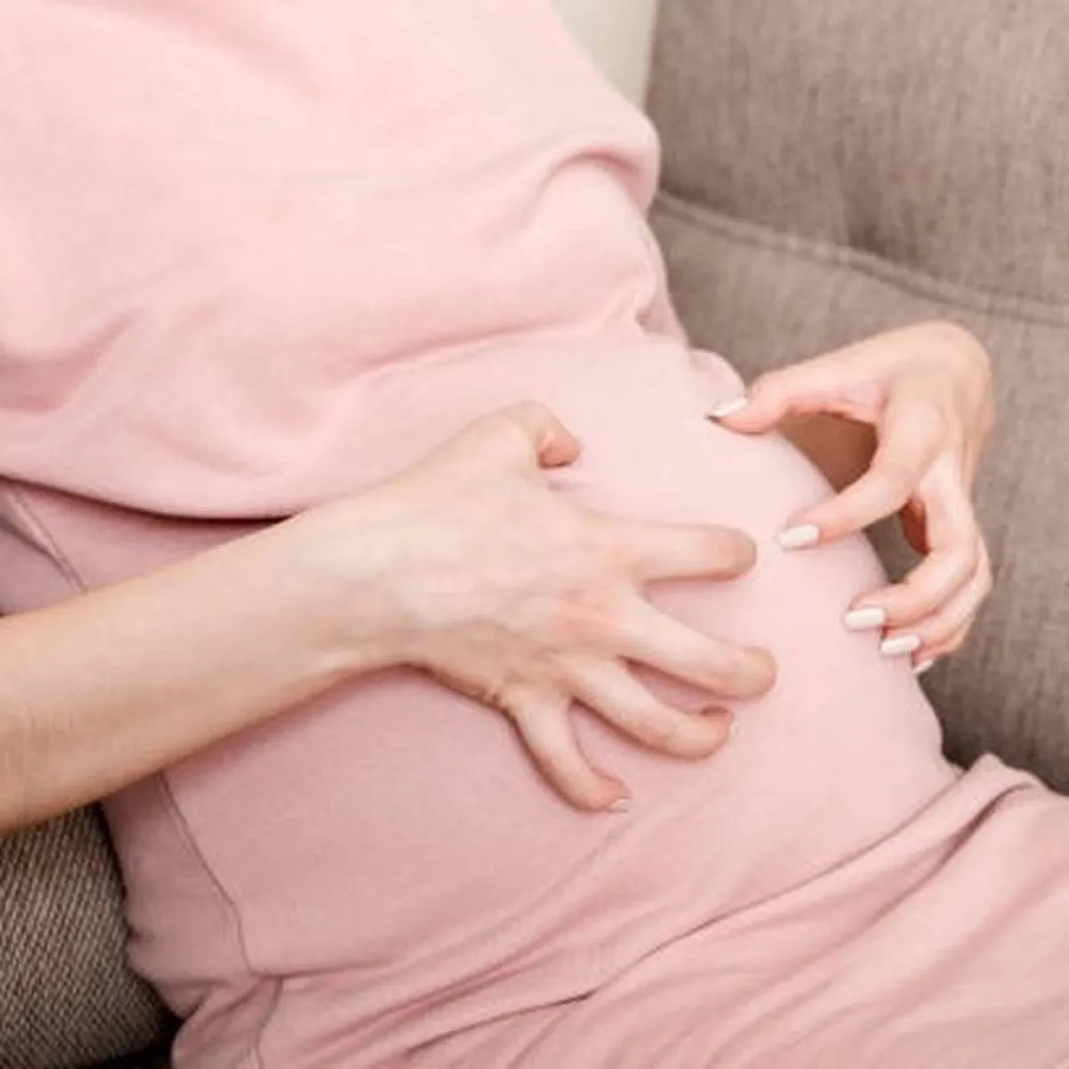 صورة لحامل مريضة