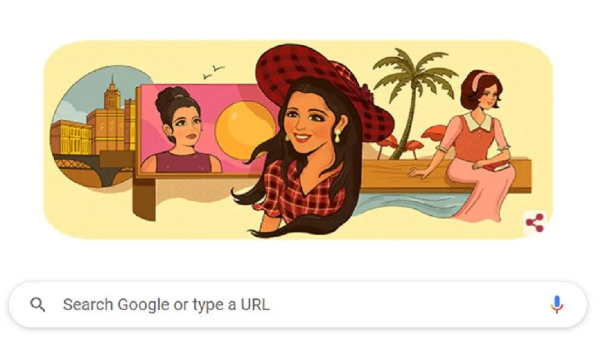 صورة احتفال محرك البحث جوجل بذكرى سعاد حسني 