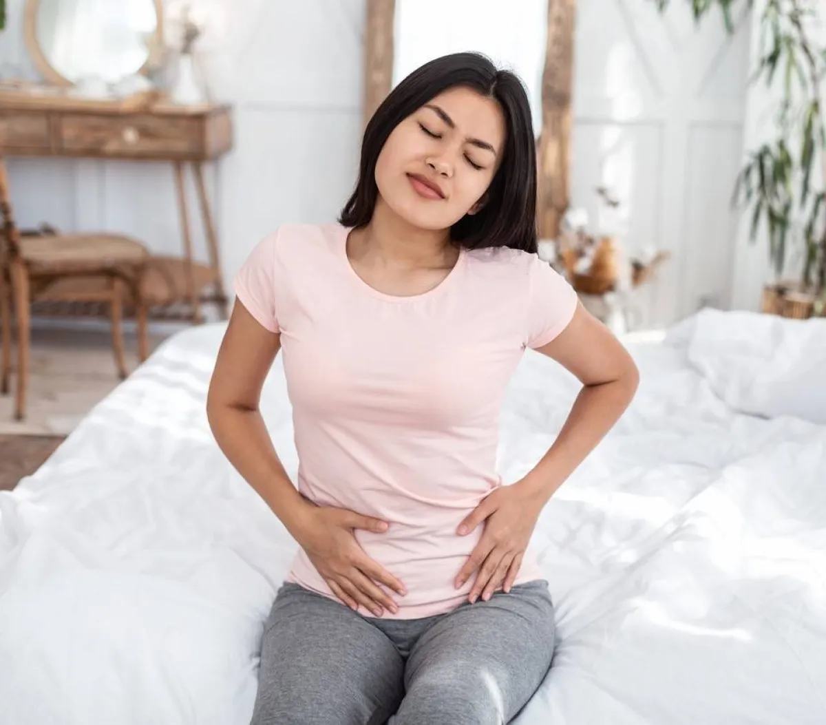 صورة لتقلصات الحمل