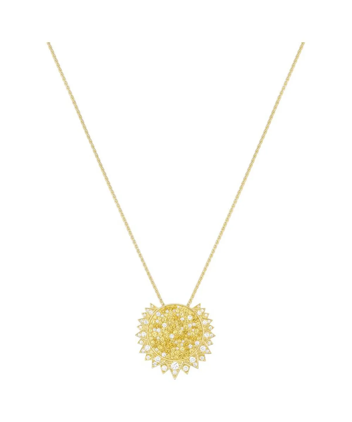 قلادة ذهب أصفر مرصعة بالألماس من بياجيه Piaget 