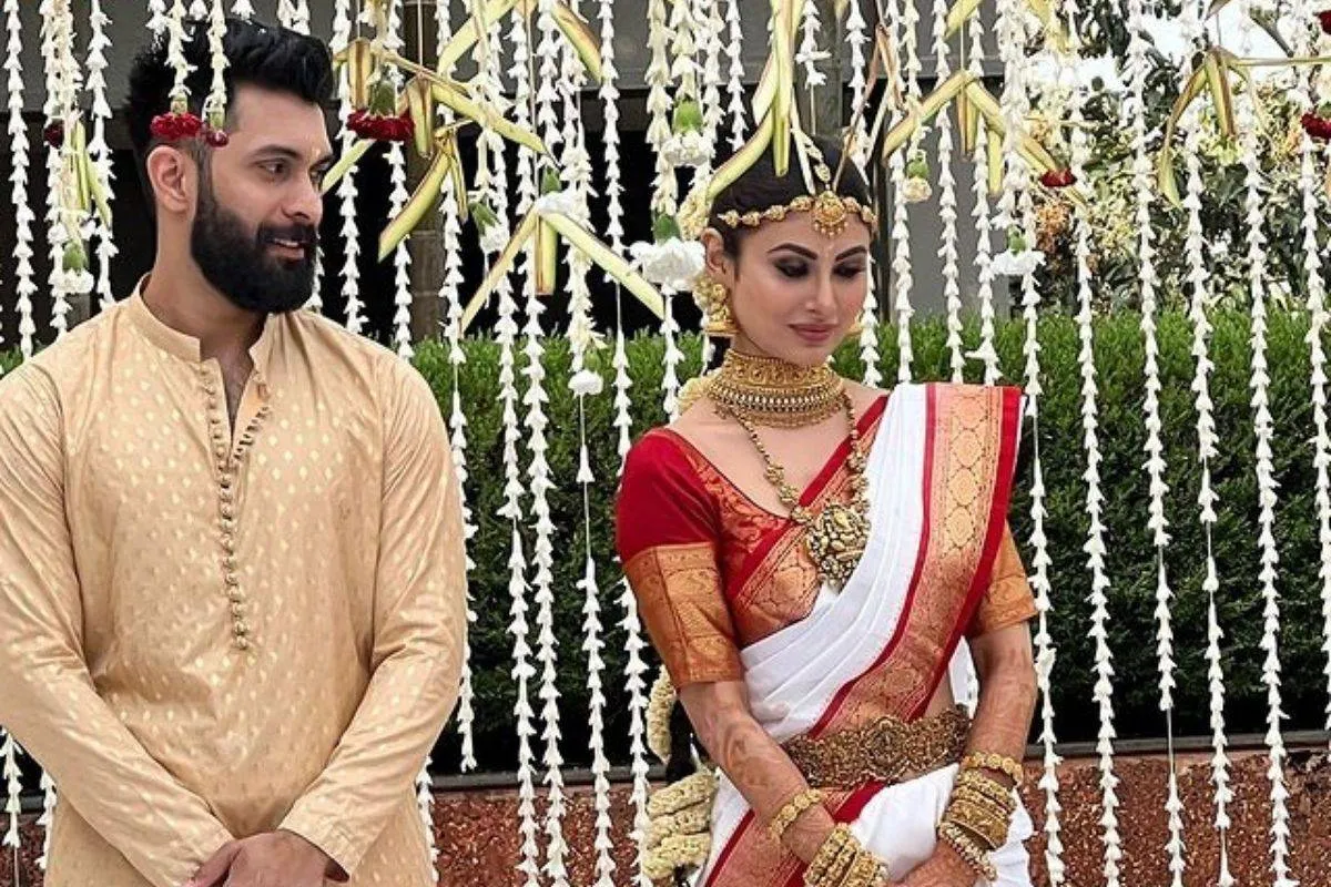 زفاف موني روي وسوراج نامبيار- الصورة من حساب أرجون بيجلاني على إنستغرام