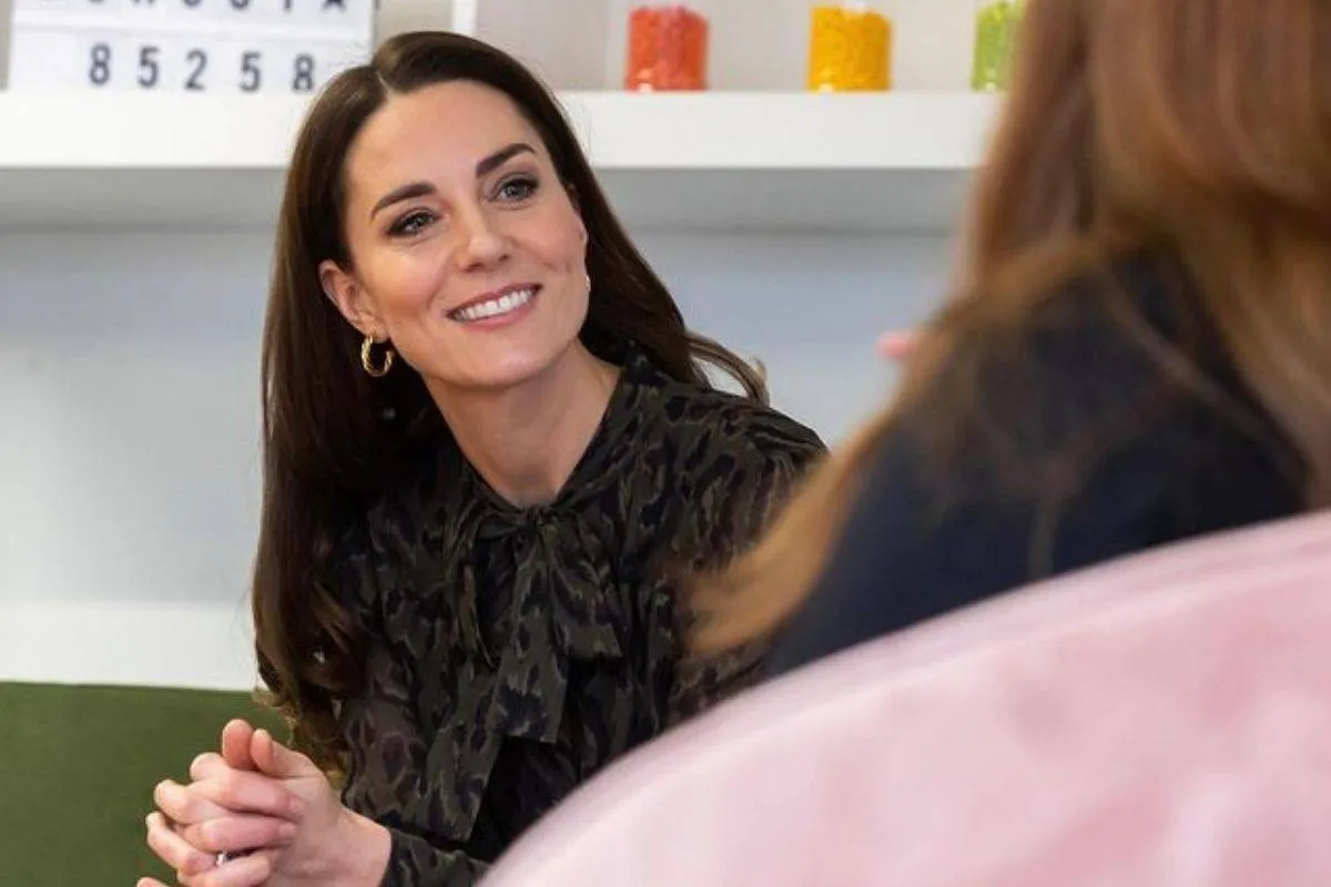 كيت ميدلتون في زيارتها لمؤسسة Shout- الصورة من حساب Duke and Duchess of Cambridge على إنستغرام