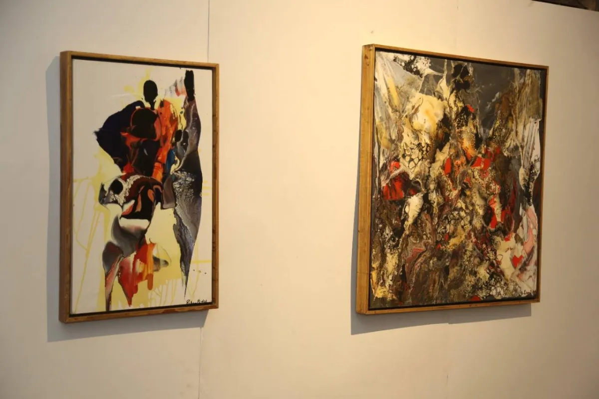 تحت شعار( Moving forward ) معرض العدل الثاني بوسط البلد ب22 لوحة فنية 