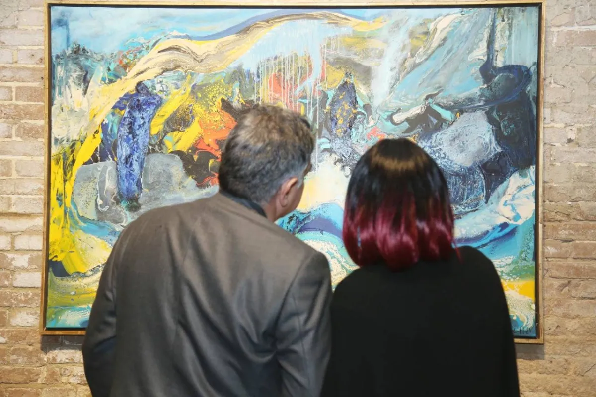 تحت شعار( Moving forward ) معرض العدل الثاني بوسط البلد ب22 لوحة فنية 