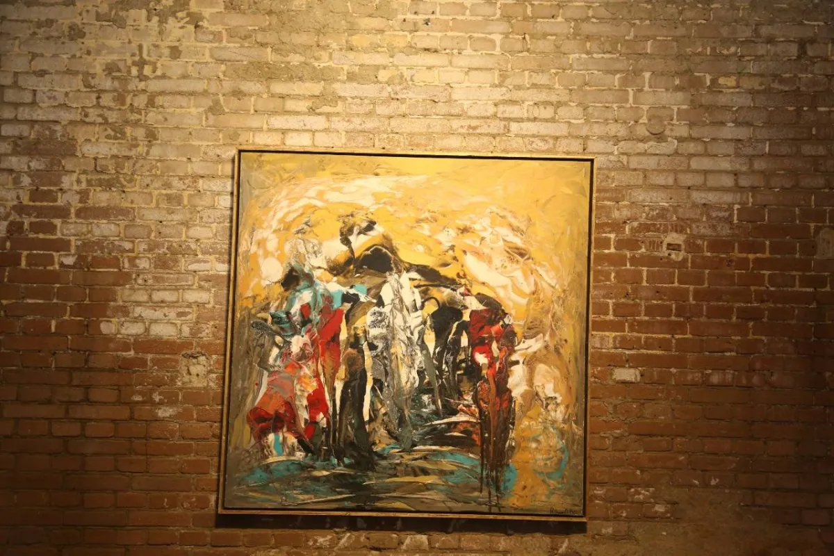 تحت شعار( Moving forward ) معرض العدل الثاني بوسط البلد ب22 لوحة فنية 