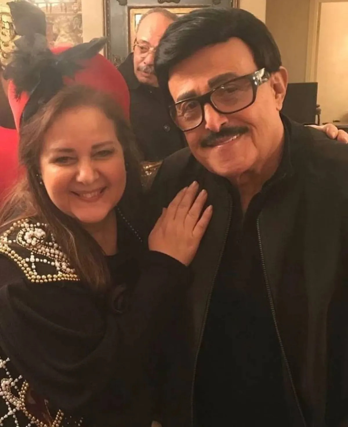 الراحلان سمير غانم ودلال عبد العزيز - الصورة من حساب دنيا على انستغرام