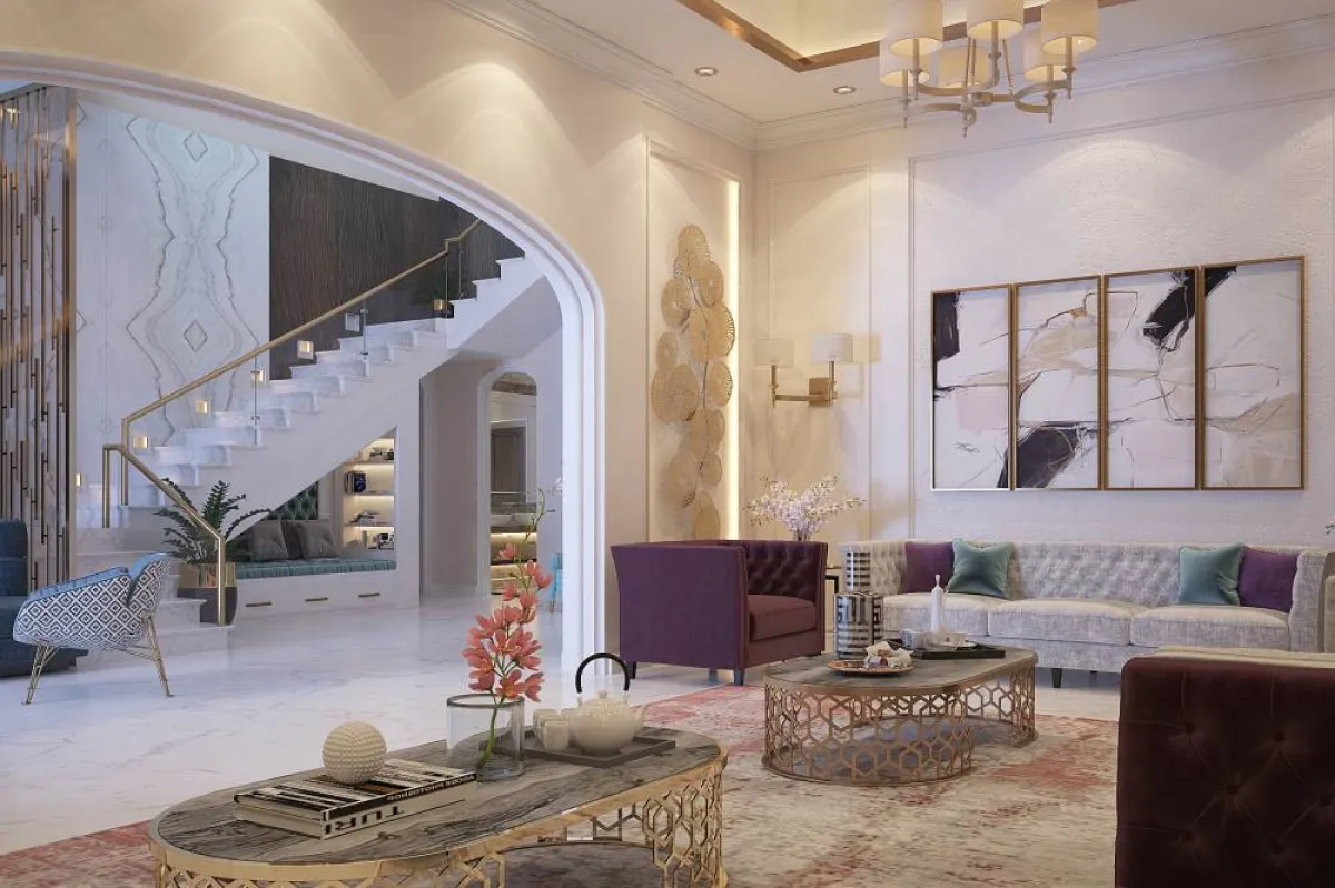 تصميم مساحات الاستقبال  