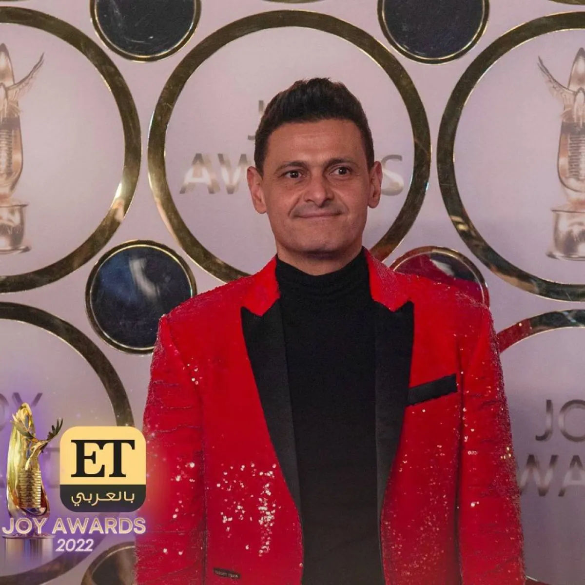 الفنان رامز جلال خلال حضوره فعاليات مهرجان جوي أوردز - الصورة من حساب برنامج إي تي العربي على انستغرام