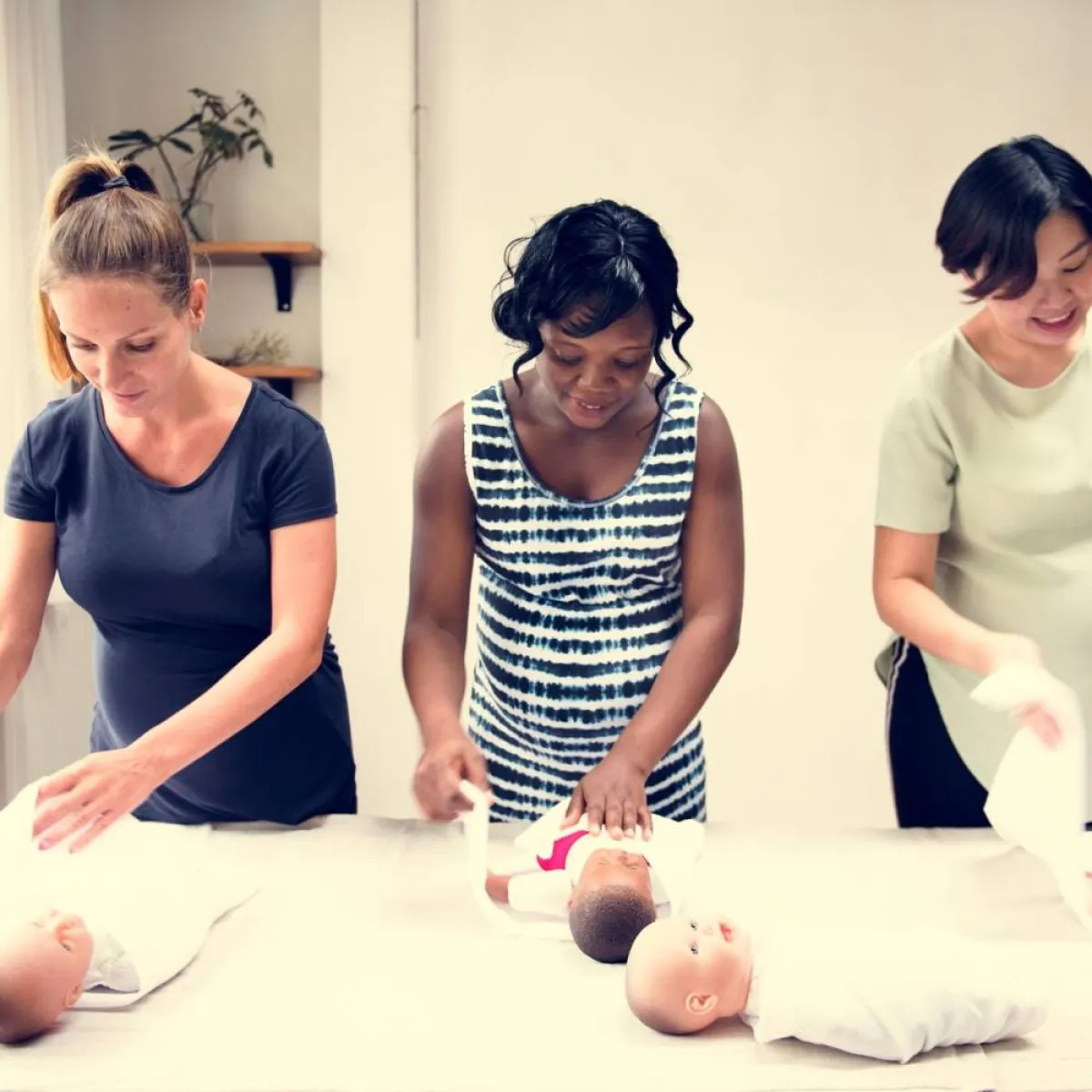 صورة لأحد مدارس الإعداد للحمل والولادة