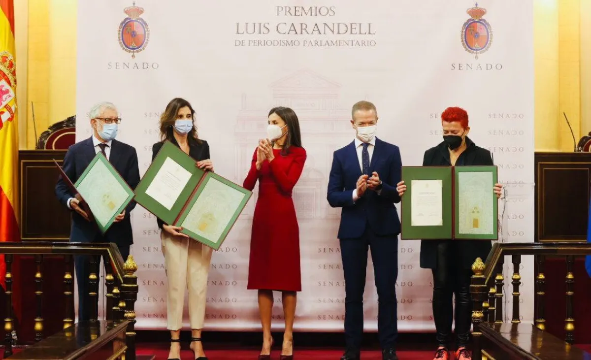 الملكة ليتيزيا في جوائز الصحافة البرلمانية- الصورة من موقع Royal Central