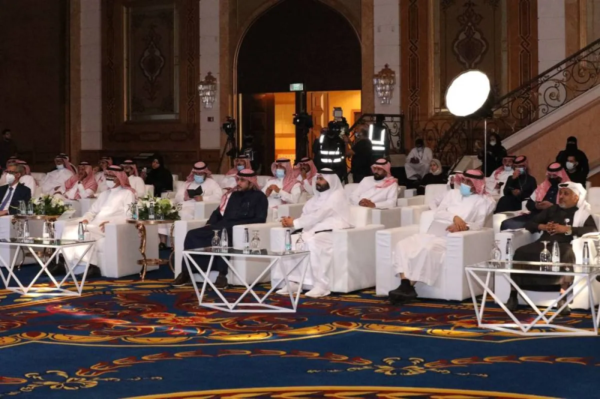 مؤتمر صحفي لإعلان نتائج النسخة الأولى من مبادرة "الموهوبون العرب" - الصورة من حساب موهبة على تويتر