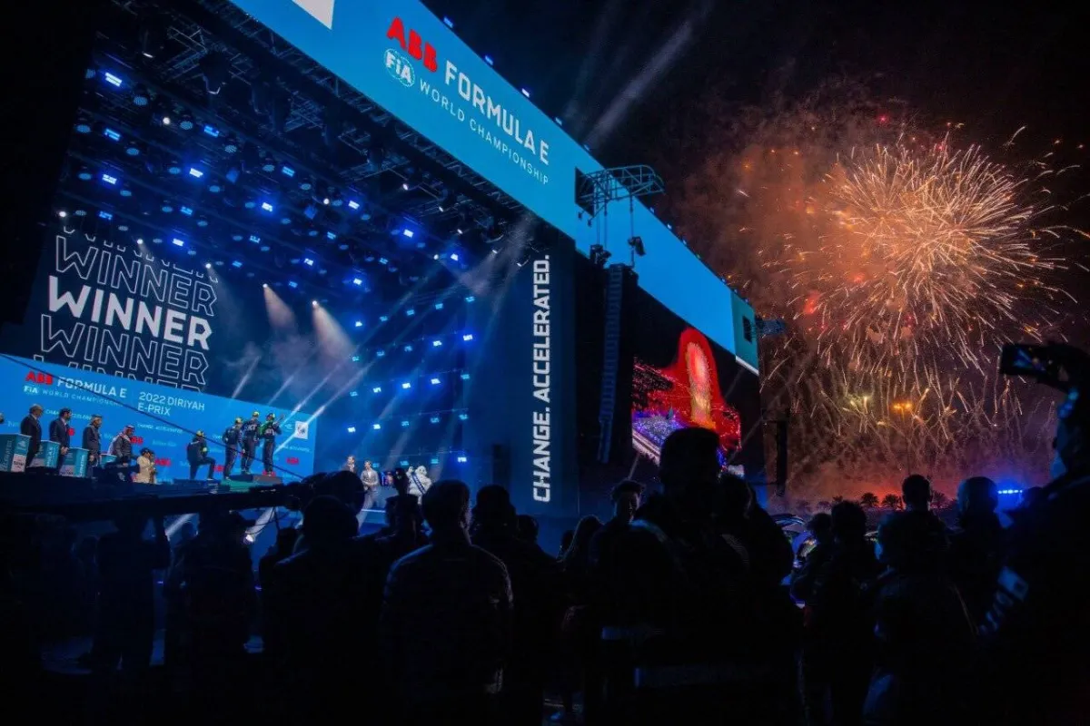اختتام الجولة التانية من سباق فورمولا إي الدرعية 2022