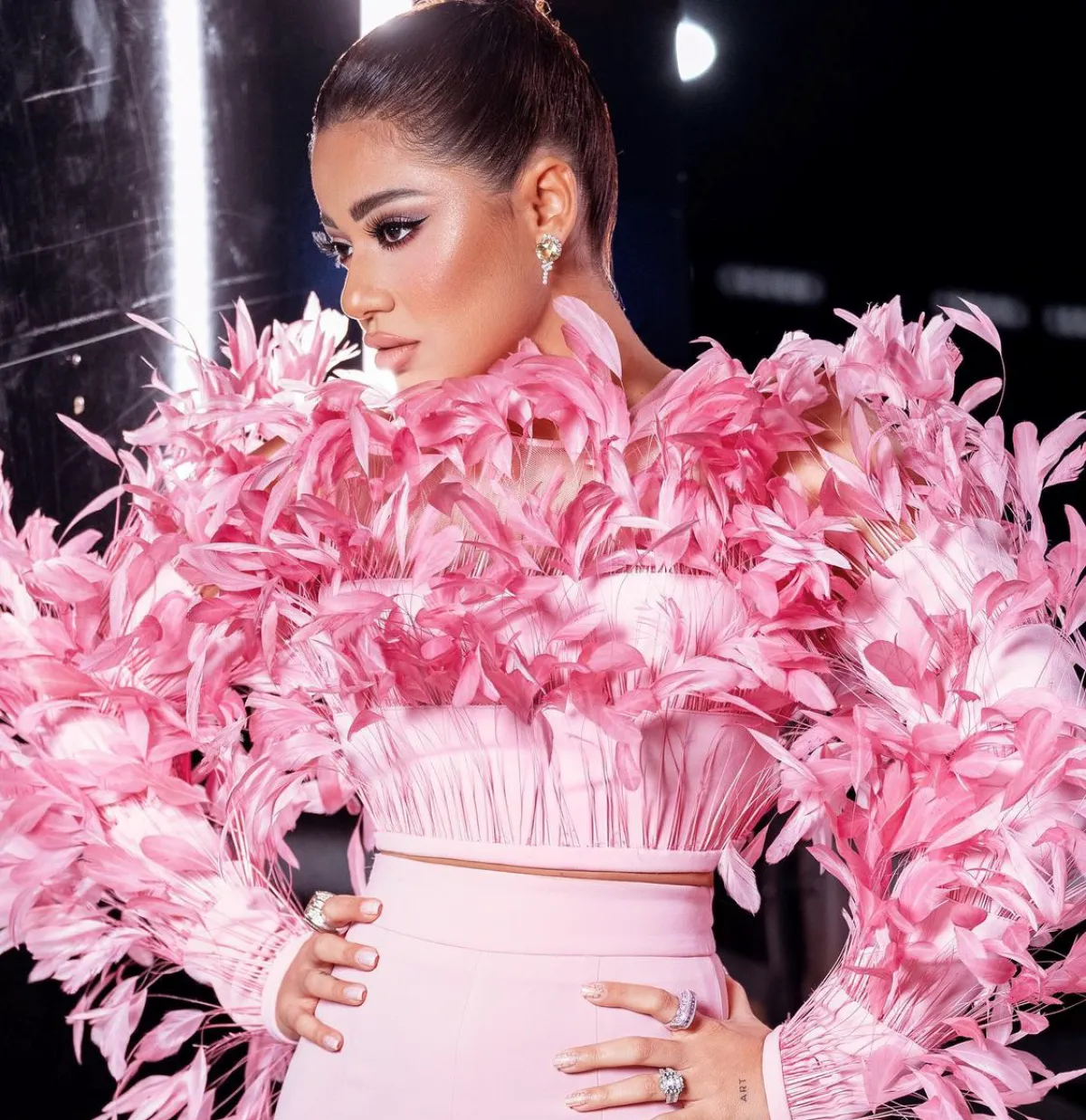 رحمة رياض- الوصرة من حسابها على الانسنغرام