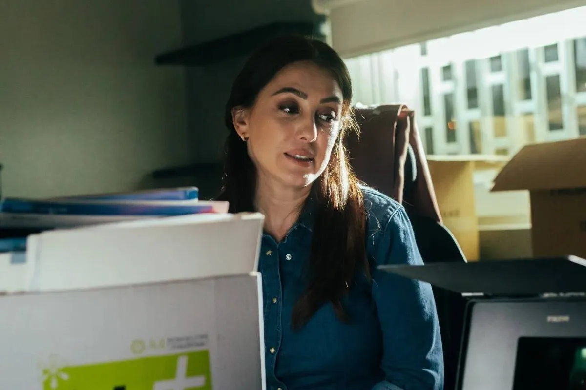 كندة علوش من كواليس الفيلم - الصورة من الشركة المنتجة