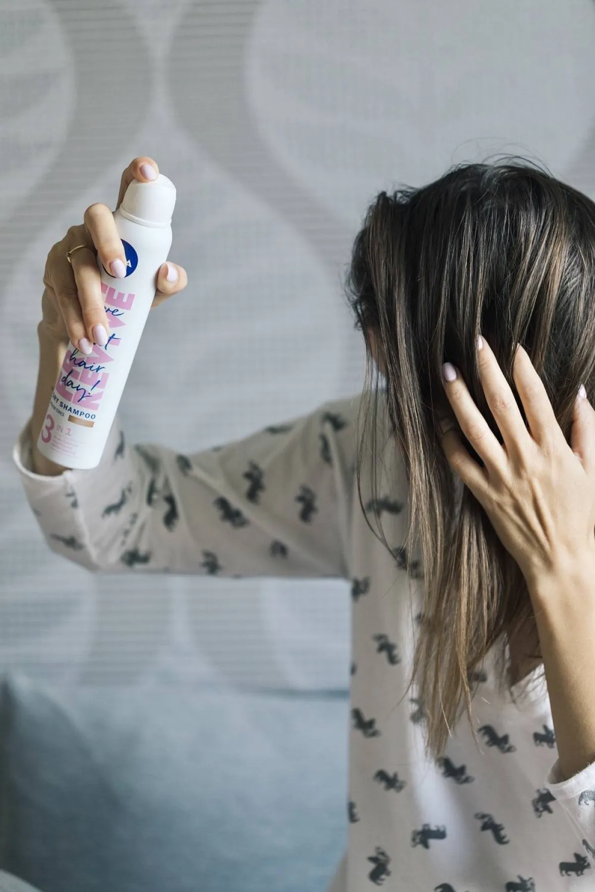 استعمال شامبو الجاف