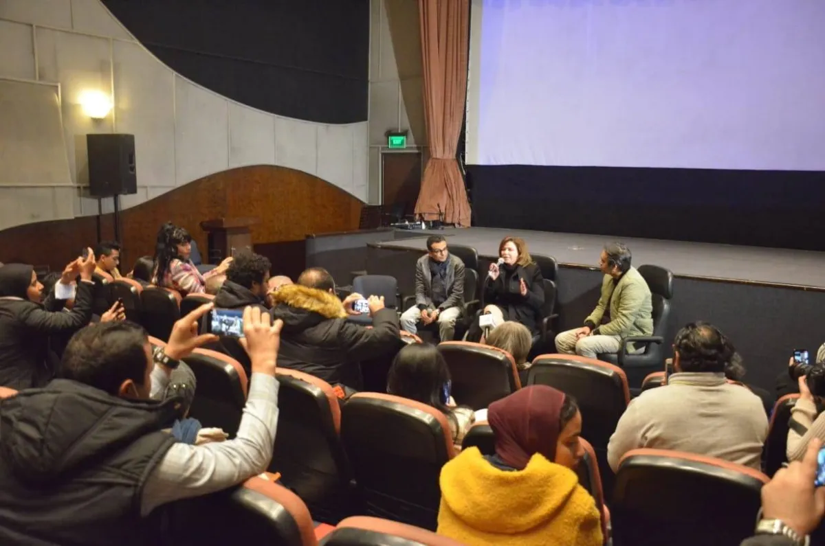 الحضور في ندوة إلهام شاهين - الصورة خاصة بسيدتي