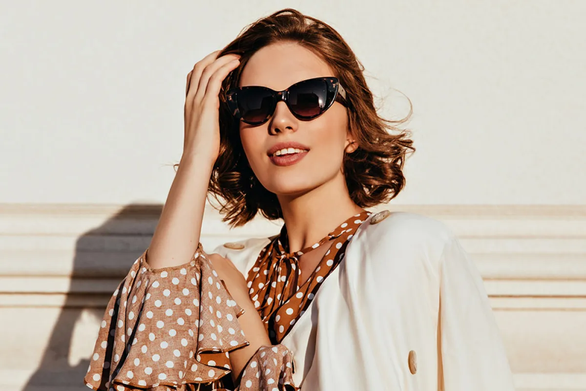 نظارات شمسية على شكل عين القطّة Cat Eye