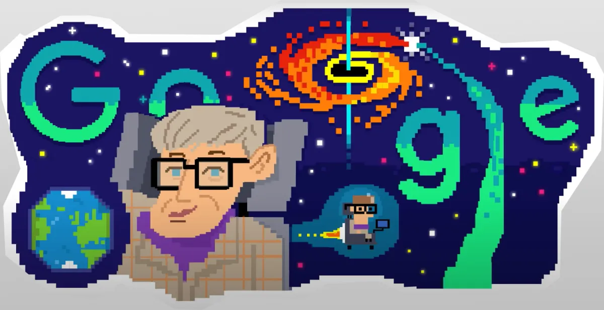 جوجل يحتفل بذكرى ميلاد عالم الفيزياء الراحل ستيفن هوكينغ
