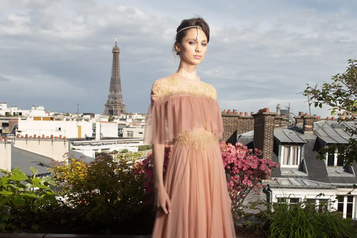 فستان وصيفات العروس، من كريستوف جيلارم  Christophe Guillarme