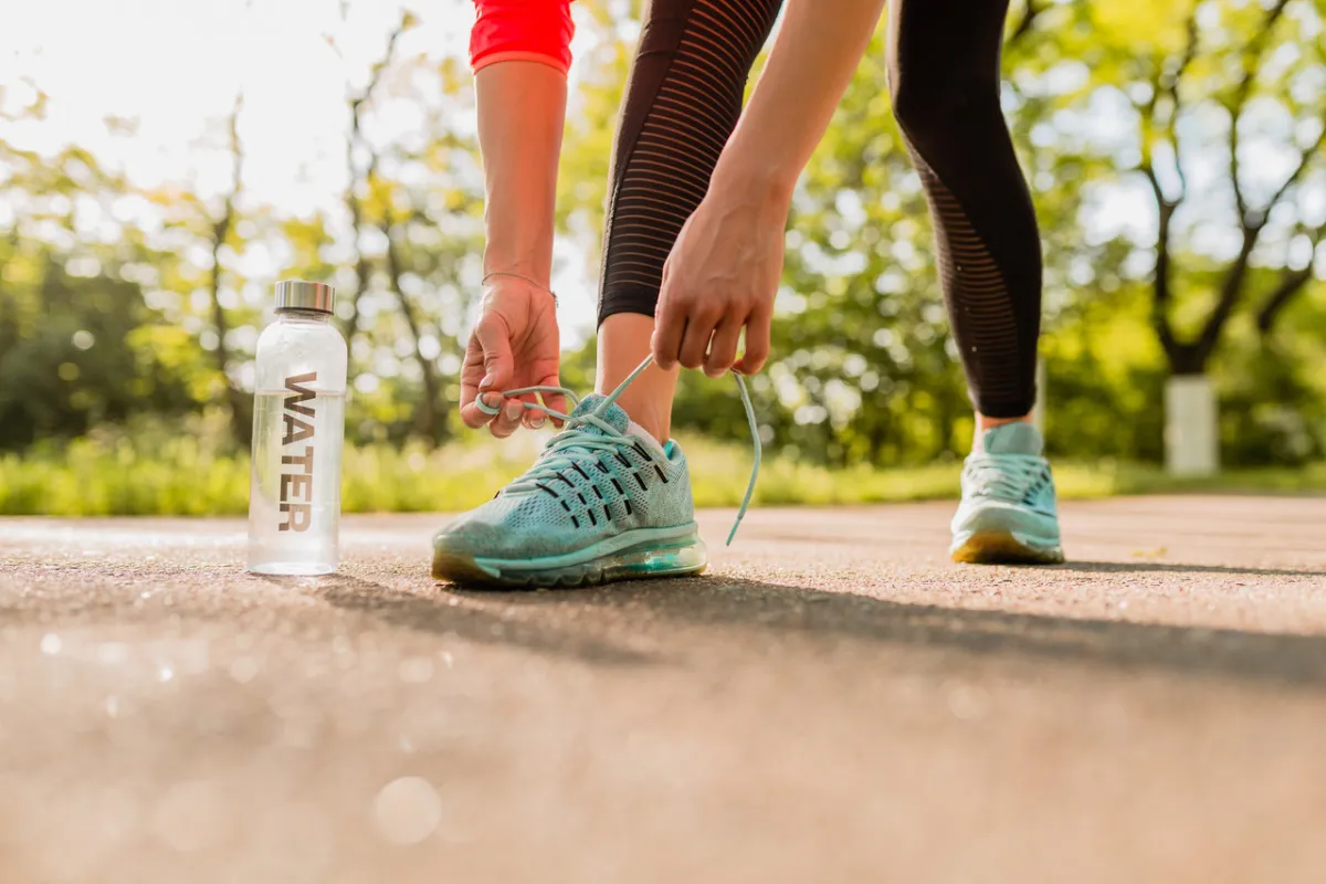 صورة لامرأة في أوقات الجري