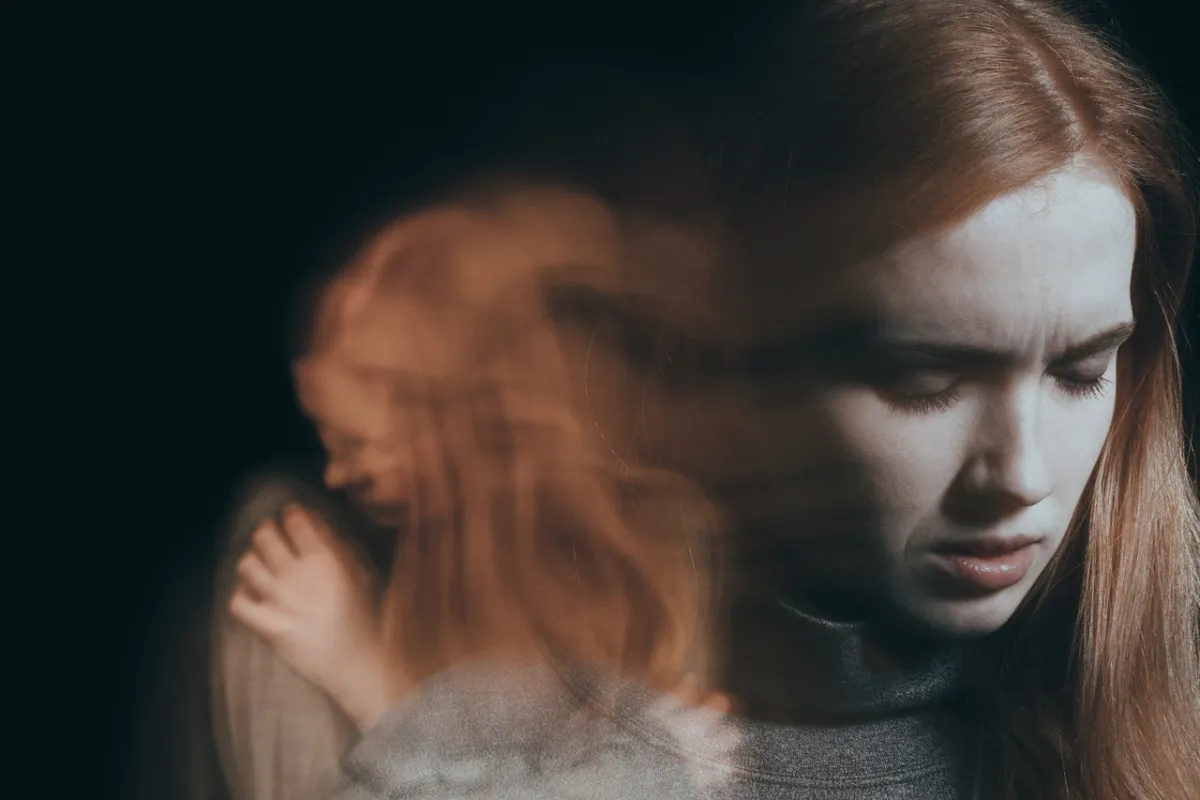 صورة لامرأة متوترة