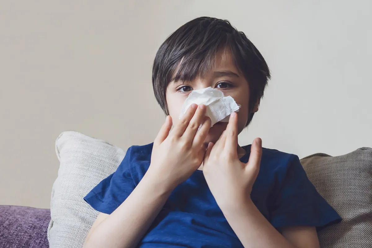 يتعرض الطفل للحساسية التنفسية