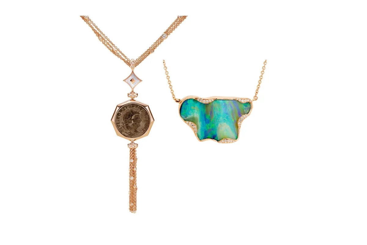 موديلات سلاسل ذهب غريبة للمرأة الجرئية