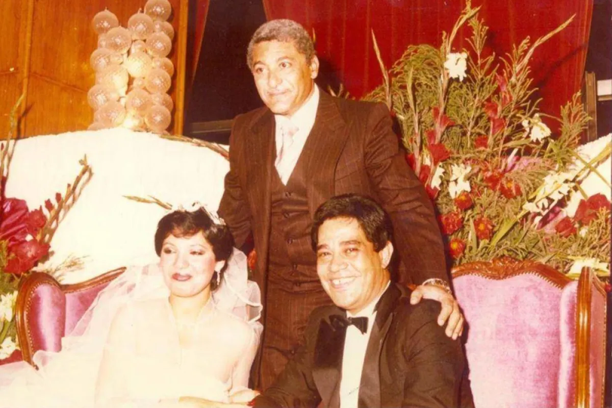 محرم فؤاد وعايدة رياض - الصورة من حساب عايدة رياض على انستغرام