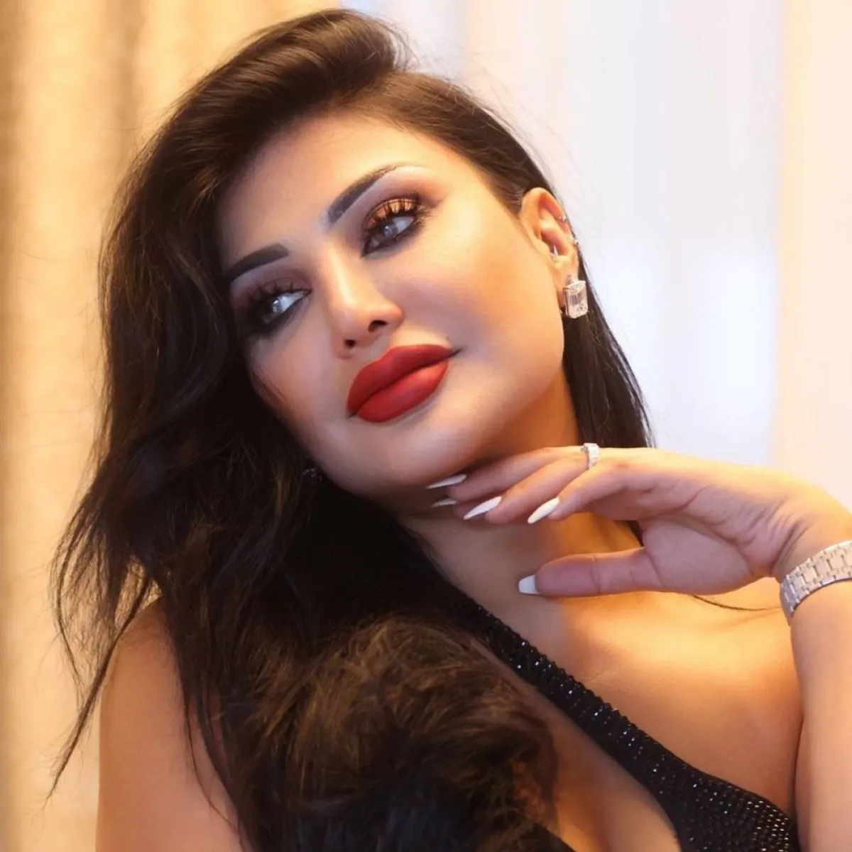 مكياج عيون أمل العوضي