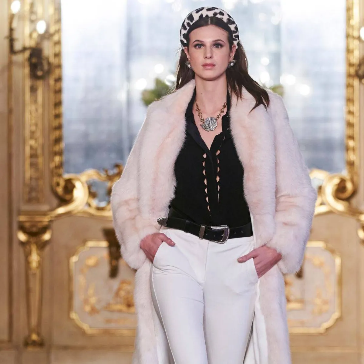 بنطلون رسمي أبيض من براسكي Braschi   