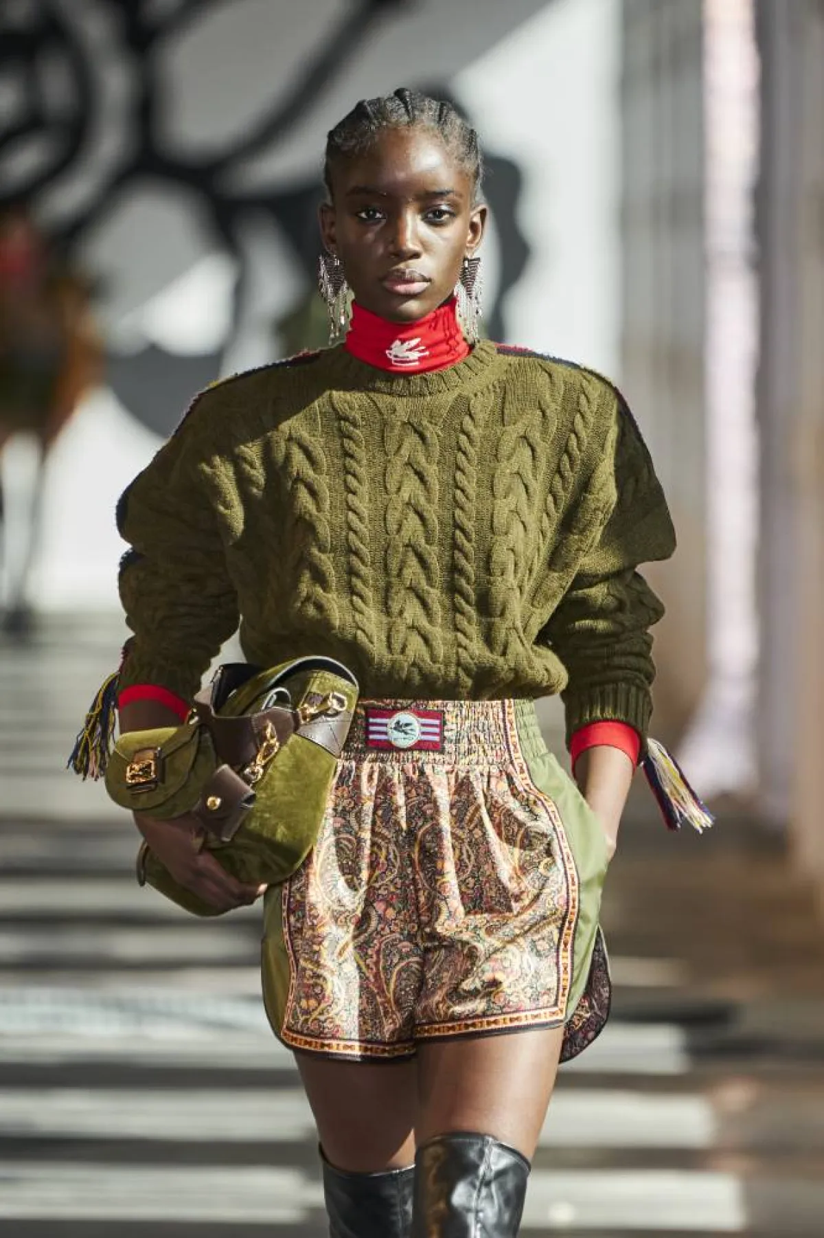 سروال قصير ملون من إيترو Etro  