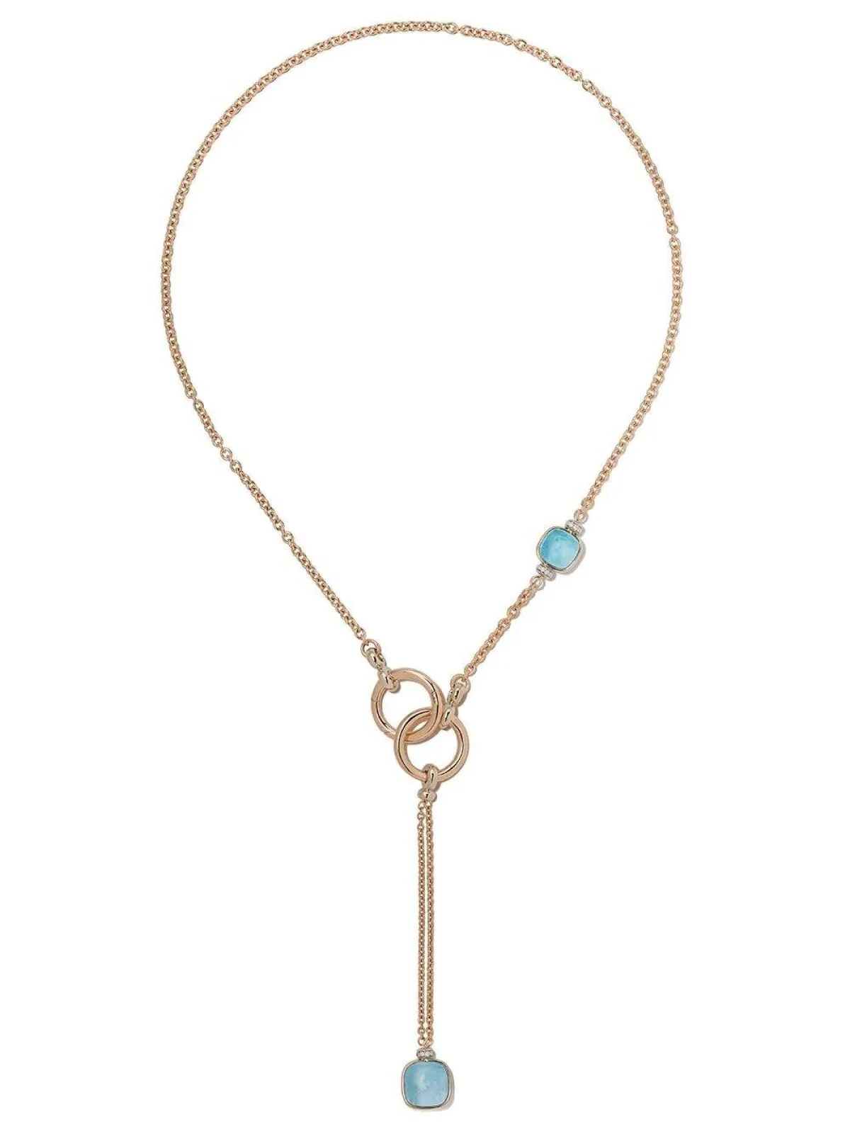 سلسلة مرصعة بالتوباز الزمردي من بوميلاتو Pomellato