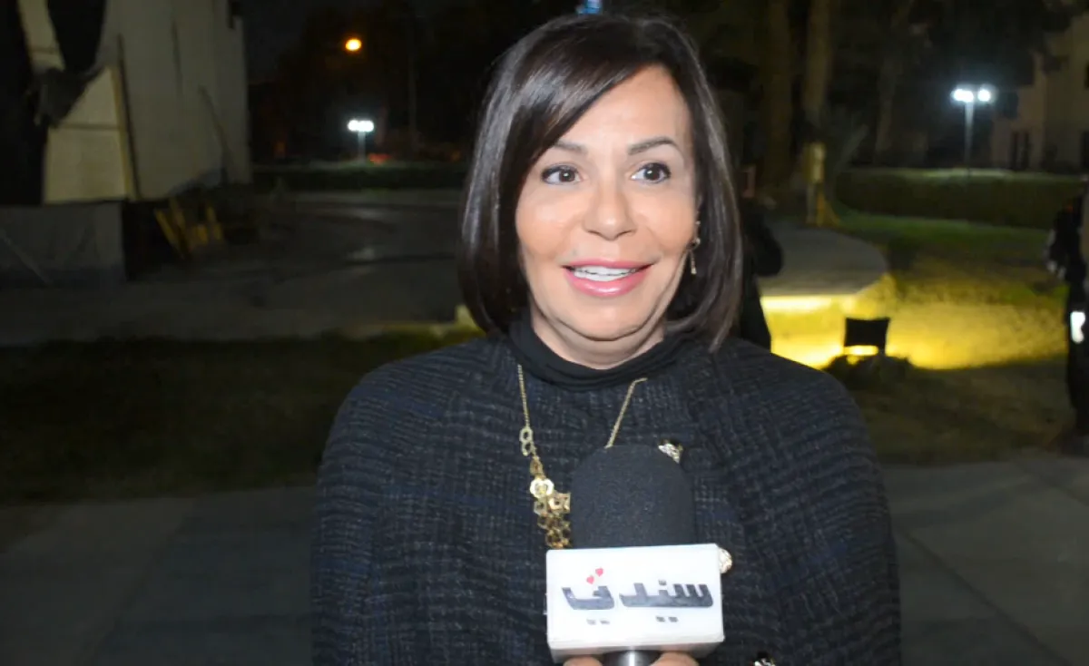 المنتجة شاهيناز العقاد خلال لقائها مع كاميرا سيدتي- الصورة خاصة بسيدتي.