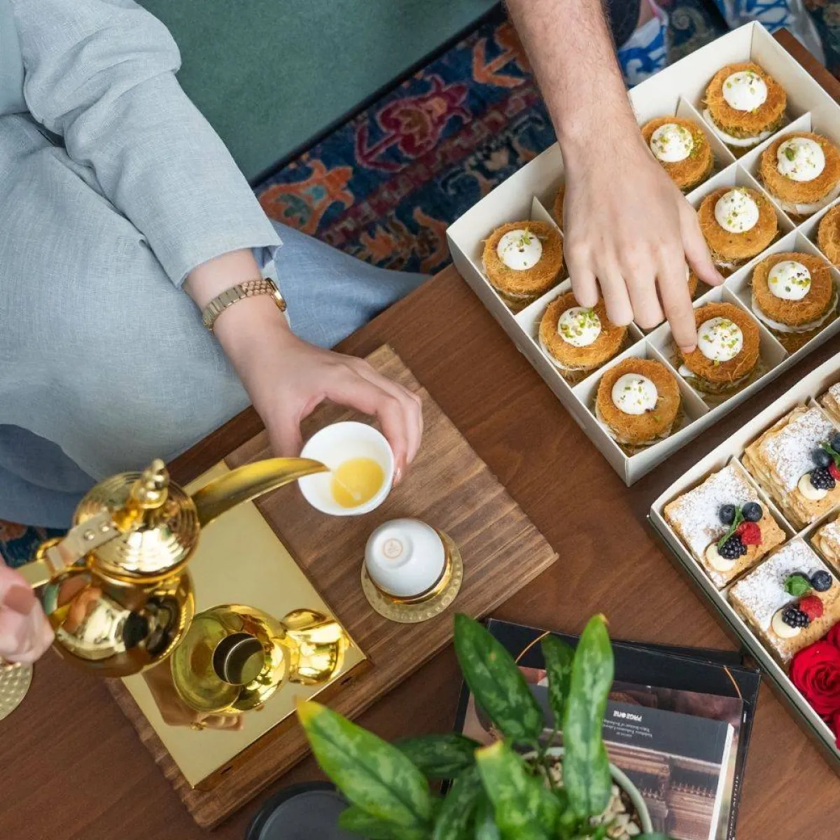 صورة تظهر قهوة عربية