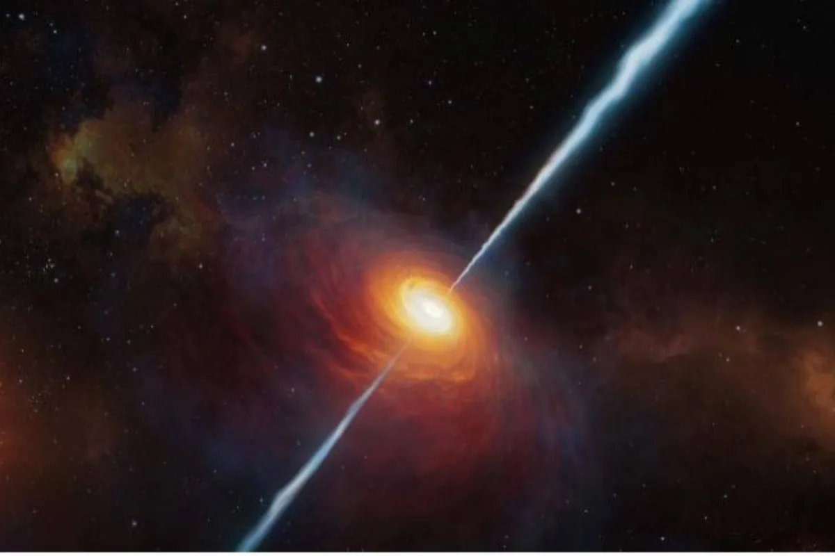 جسمًا فضائيًا  يُصدر إشارات  طاقة