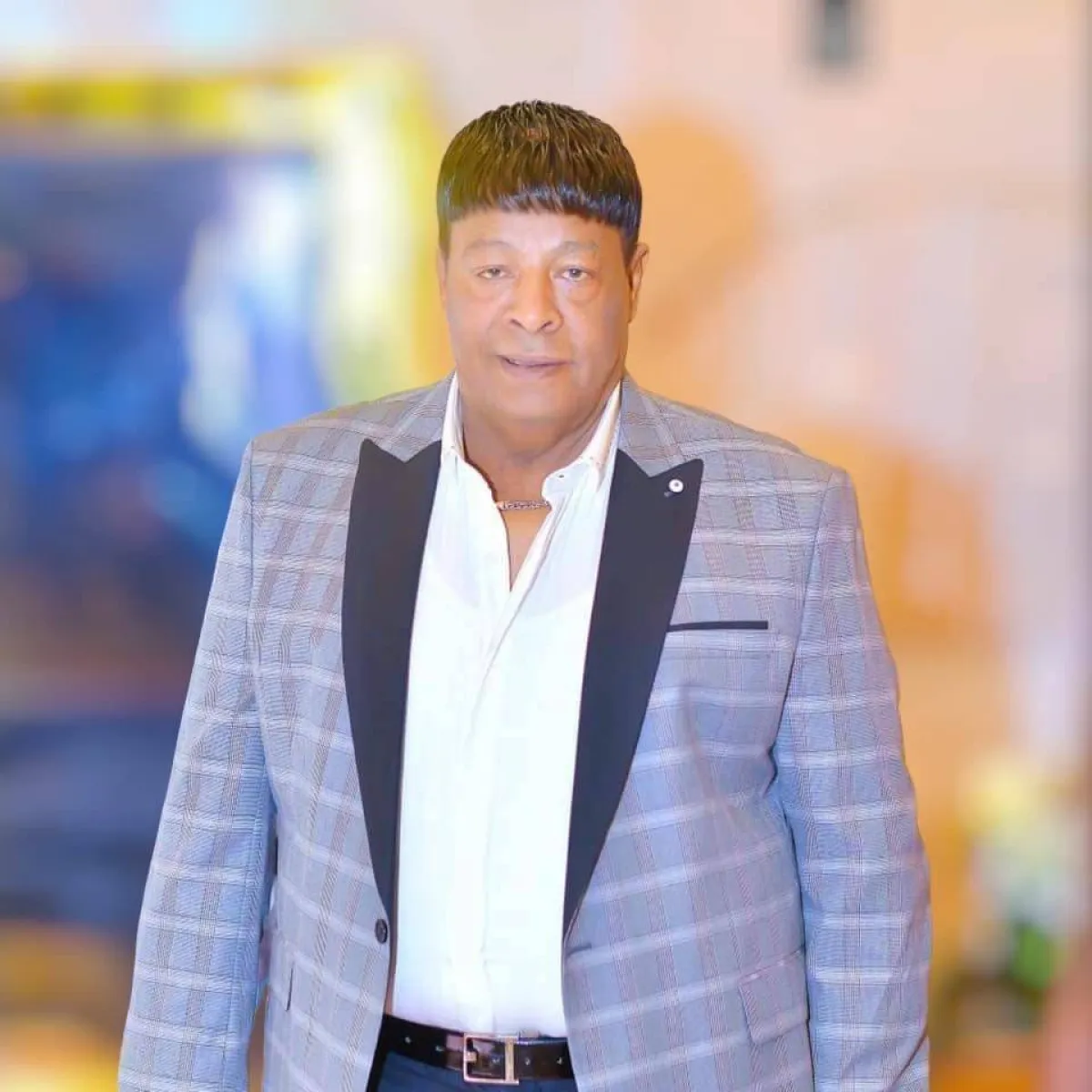 المطرب الشعبي عبد الباسط حمودة - الصورة من حسابه على انستغرام