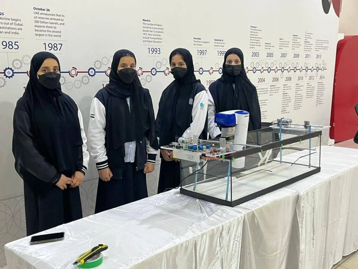 انطلاق فعاليات أسبوع التعليم التقني والابتكار 2022 في أبوظبي. الصورة من "وام"