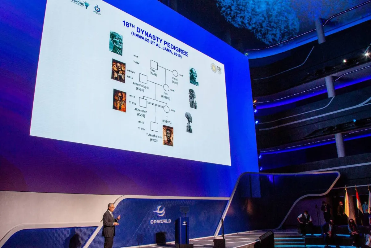  إكسبو 2020 دبي يستضيف مشروع الجينوم المرجعي للمصريين وقدماء المصريين . الصورة من "وام"